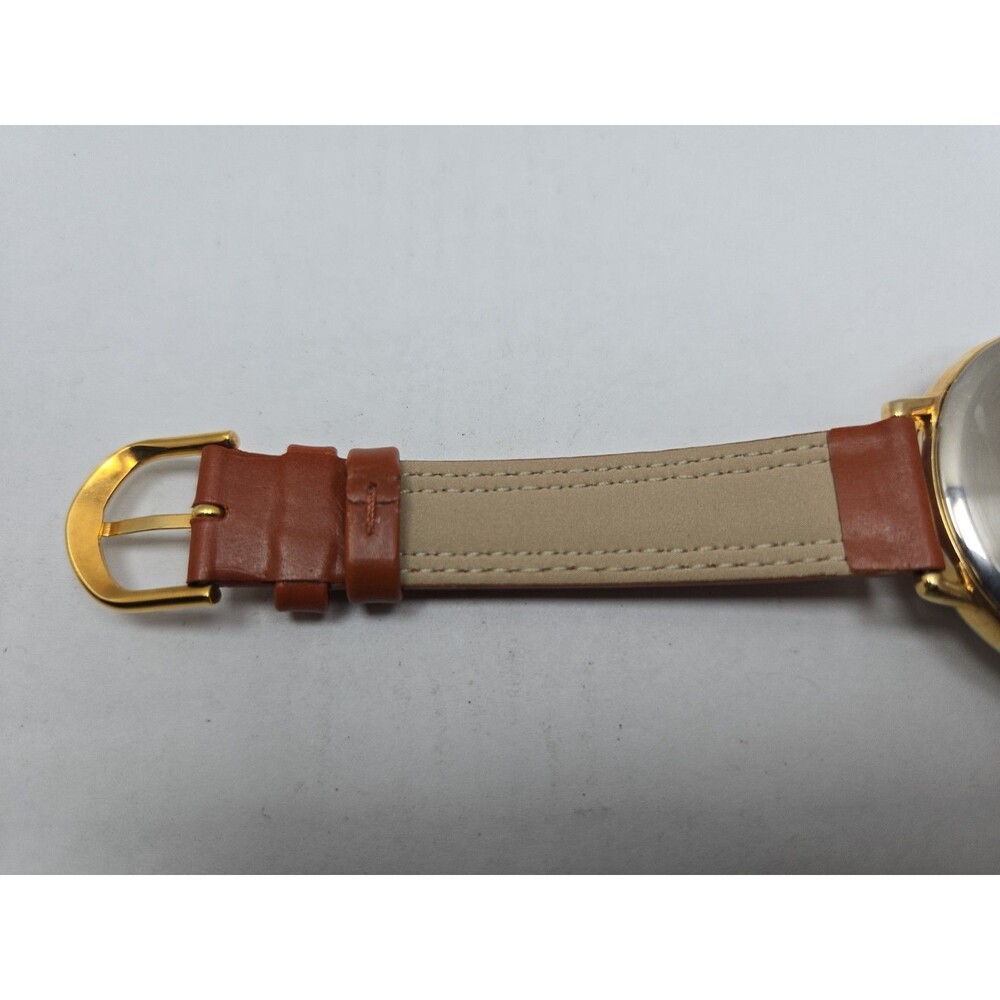 Whimsical Gifts Book Lover 3D Watch Gold Tone Quartz Leather USA New Battery - Picture 10 of 12